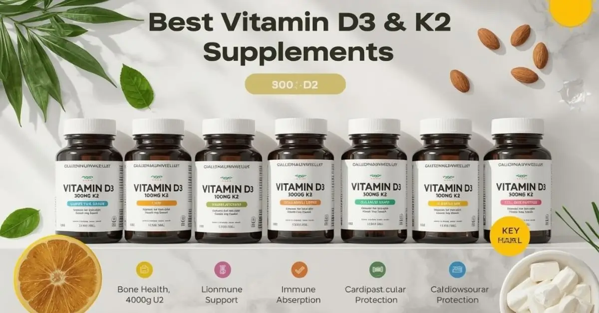 Best Vitamin D3 and K2 Supplements