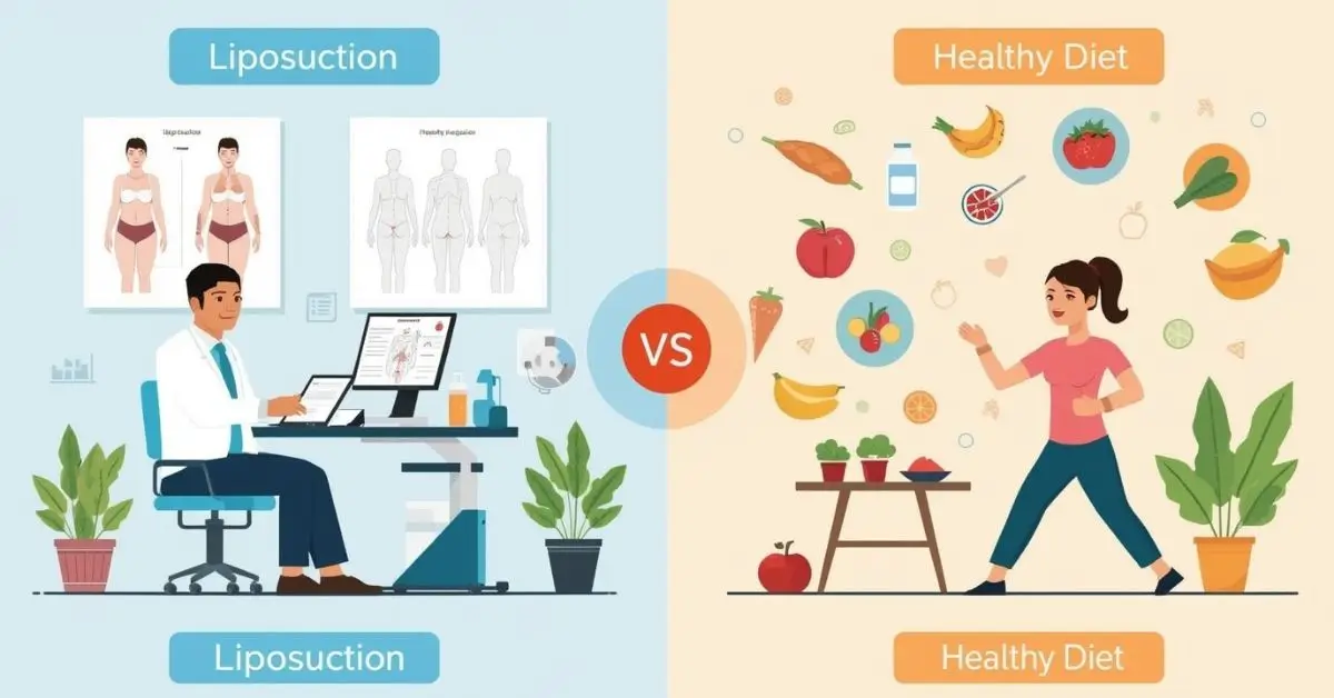 Liposuction vs Healthy Diet