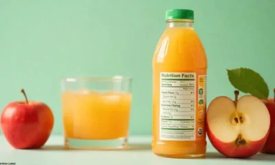 Apple Juice Nutrition Label