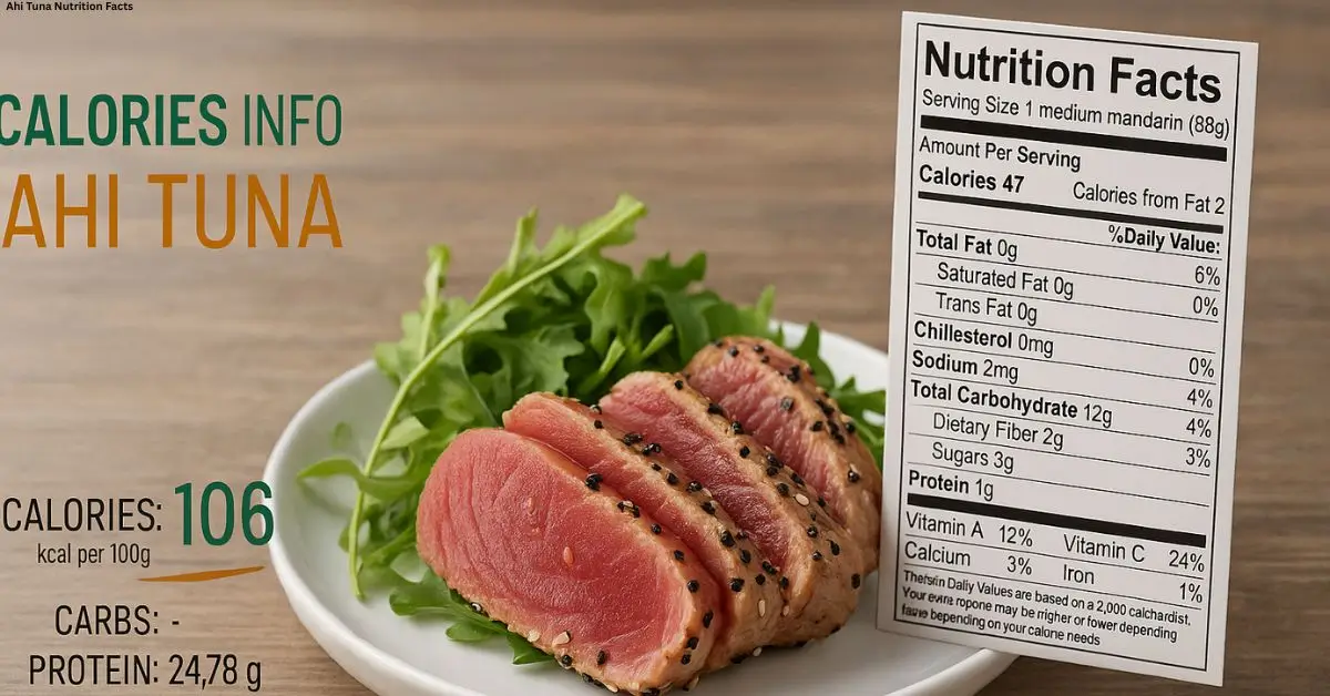 Ahi Tuna Nutrition Facts